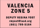 Blotter: 32 Major Crimes in Valencia Last Week