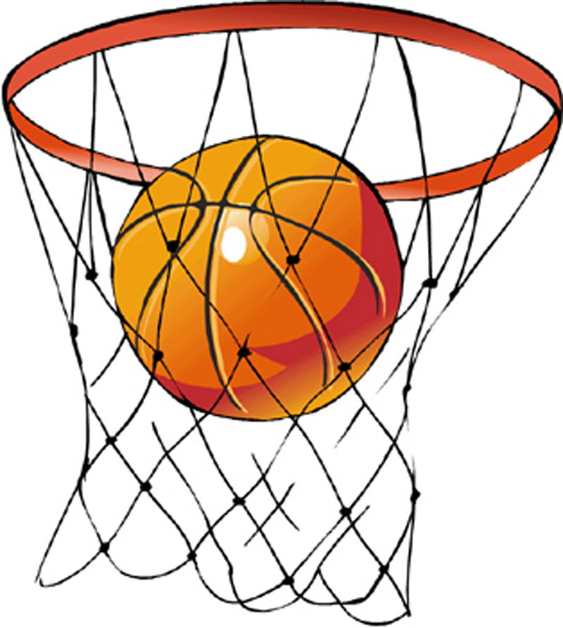clipart of a basketball - photo #26