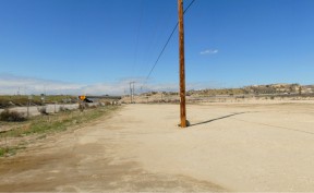 The construction site along Placerita Canyon Road at SR-14.