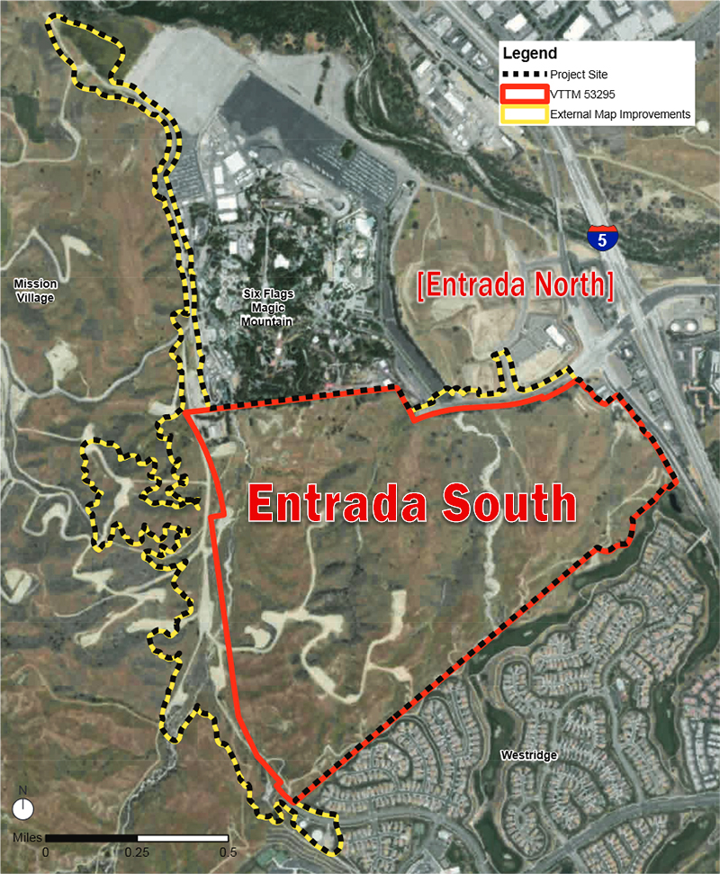 SCVNews 1 574 Homes To Fill Gap Between Westridge Magic Mountain 