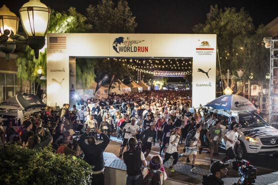 More than a thousand runners in the Wings for Life World Run take off in Santa Clarita, Calif. on May 3, 2015.  The next run is confirmed for May 8, 2016, with all proceeds dedicated to spinal cord injury research. (Photo: Wings for Life World Run)