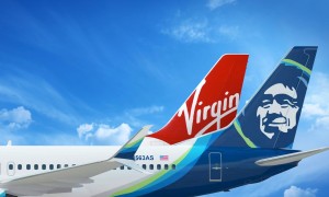 Alaska Airlines and Virgin America today announced their intention to merge, creating the premier West Coast airline. (PRNewsFoto/Alaska Air Group)