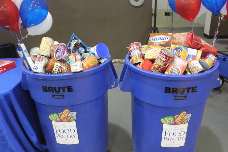 Youth Basketball Skills Challenge Generates Food Pantry Donations