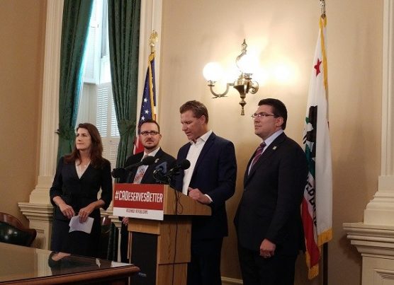 Assembly members fight tax vote threshold | Photo: Nick Cahill, Courthouse News