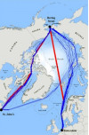 Global Warming Windfall: New Routes Through Arctic
