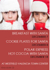 SCV Event Calendar: Breakfast with Santa & more