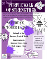 Oct. 11: Purple Walk of Strength to Fight Domestic Violence