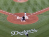 Dodgers Field Opening Day 30-Man Roster, Beat Giants; Fan Cutouts Extended to Pets