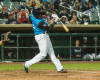 Luis Castro Drives in 5 to Help Schilling Beat 66ers