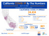 California Wednesday: 24,424 Cases, 61 New Deaths; Fewer Patients in ICU