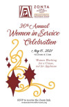 Zonta SCV To Host 36th Annual “Women In Service Celebration”