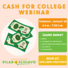Jan. 25: Schiavo, Wilk Host Cash for College Webinar