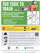 October 22: Household Hazardous Waste, Val Verde E-Waste Recycling Event