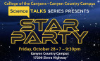 28 octobre : Fête des étoiles au Canyon Country Campus