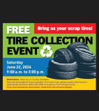 June 22: Free Scrap Tire Collection Event