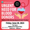 June 28: City Hosts Blood Drive at The Centre