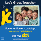 Oct. 17: All for Kids Foster Families Virtual Orientation