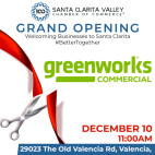 Dec. 10: Grand Opening Ribbon Cutting of Greenworks Commercial