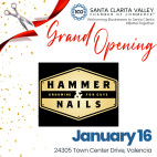 Jan. 16: Grand Opening Ribbon Cutting Hammer & Nails