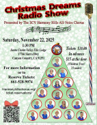 Nov. 22: Tickets Available for Christmas Dreams Radio Show