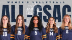 Five Lady Mustangs, Including Player of the Year, Named All-GSAC