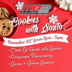 Dec. 21: Cookies With Santa at MB2 Entertainment