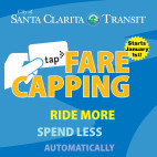 Santa Clarita Transit Launches Fare Capping Beginning January 2026