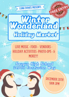 Dec. 20: Winter Wonderland Holiday Market at Saugus High School