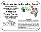 Jan. 10-11: WiSH Education Foundation Free E-Waste Recycling Event