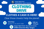 Saugus High Music Clothes for Cash Fundraiser