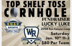 Jan. 10: Top Shelf Toss Cornhole Tournament Fundraiser