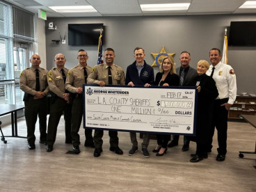 Whitesides Presents SCV Sheriff’s Station with $1M for Mobile Command Center