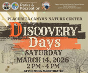 March 14: Discovery Days at Placerita Canyon Nature Center Acorn Amphitheatre
