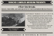 March 14: Rancho Camulos Presents St. Francis, Baldwin Hills Dam Disasters