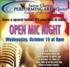 Open Call for Open Mic Night at COC Arts Center