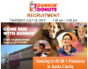 Dunkin’ Donuts Job Recruitment at WorkSource Center Thursday