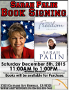 Sarah Palin to Host Book Signing in SCV Saturday