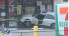Car Goes through Window at Saugus 7-Eleven