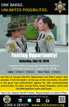 July 16: Take the Test to Be a Deputy Sheriff