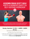 Sept. 12: Assemblyman Hosting Free Self-Defense Class for Women