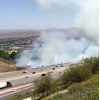 Fire Along 14 Freeway Held in Check