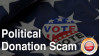 DA Warns of Political Donation Scams (Video)
