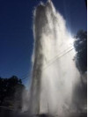 Sheared Fire Hydrant Closes Hasley Canyon at Del Valle