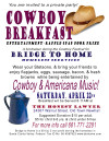 April 22: Cowboy Breakfast to Raise Funds for Bridge to Home