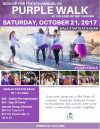 Oct. 21: Purple Walk of Strength to Benefit Domestic Violence Center