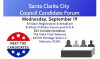 Sept. 19: Santa Clarita City Council Candidate Forum
