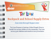 County Seeking Donations for Backpack & School Supply Drive
