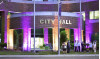 Purple & Gold Lights Illuminate City Hall to Honor 100th Anniversary of Women’s Suffrage