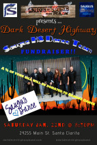 Jan. 22: Dark Desert Highway, Smokehouse on Main Hosting Fundraiser for Saugus Dance