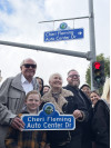 Auto Center Drive Renamed for Cheri Fleming in Dedication Ceremony